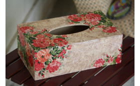 hand crafted tissue box